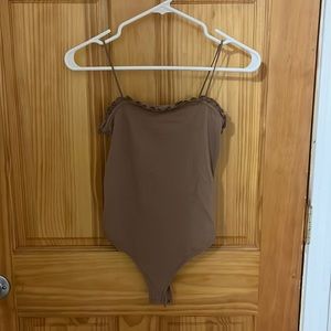 Women’s Abercrombie & Fitch Nude Bodysuit